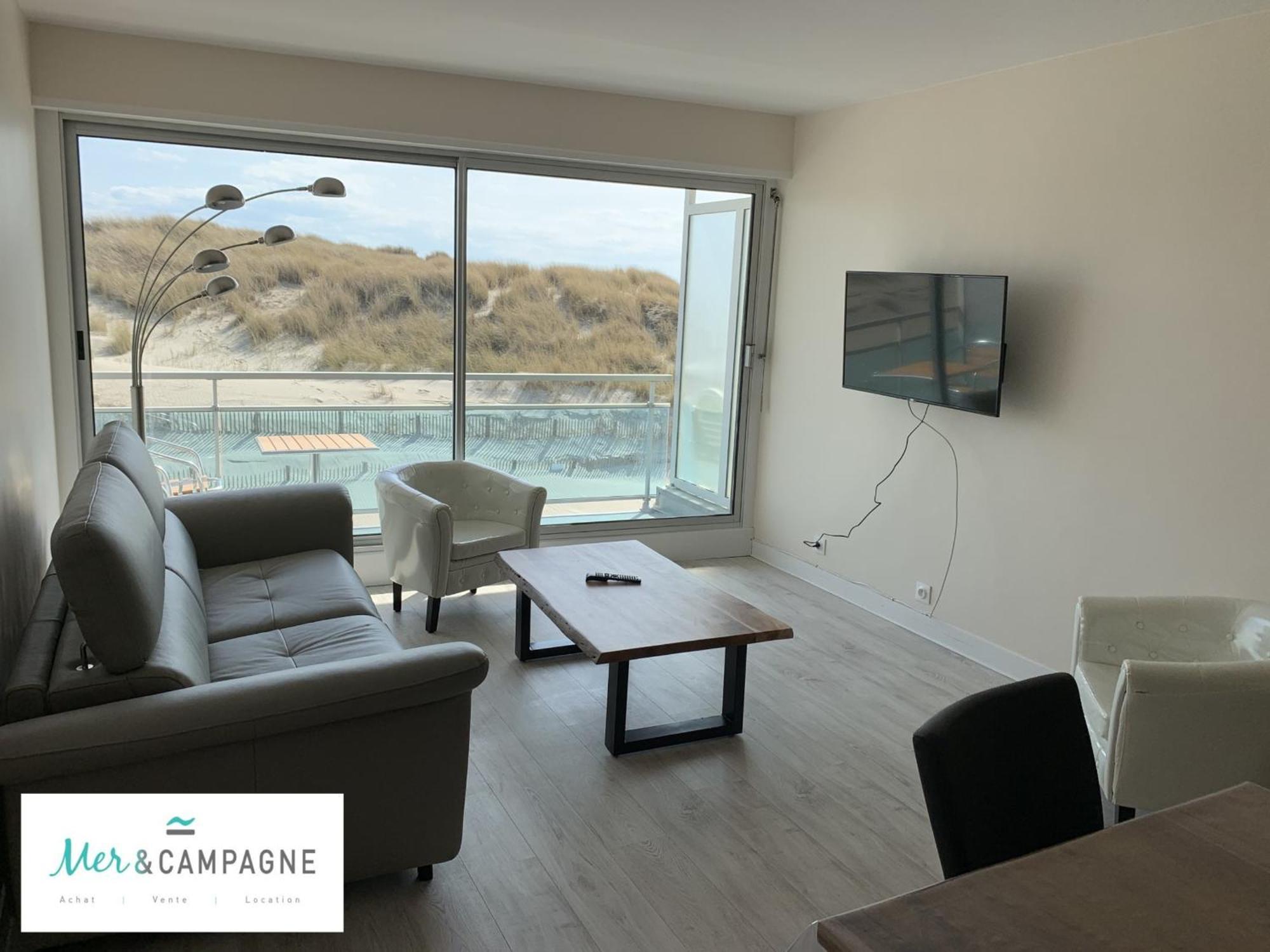 Appartement Renove Avec Garage Prive, Balcon Et Vue Mer - Fr-1-482-87 Fort-Mahon-Plage Exteriör bild